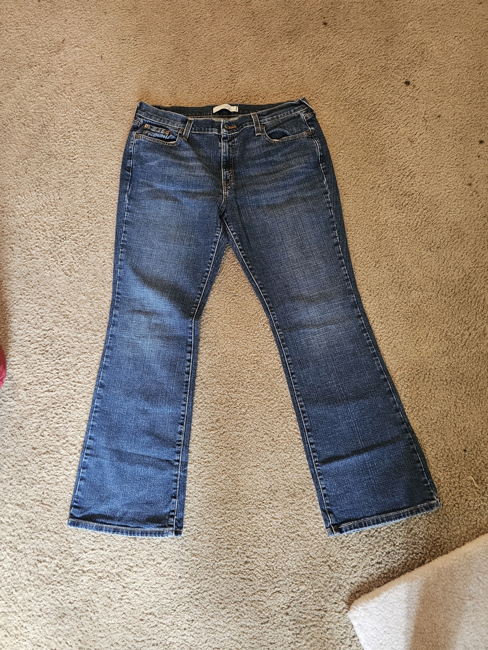 Levi's Dark Blue Flare Jeans